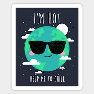 I'm hot Sticker